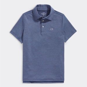 Vineyard Vines
St. Jean Stripe Sankaty Regular Fit Polo Shirt Boys size Large